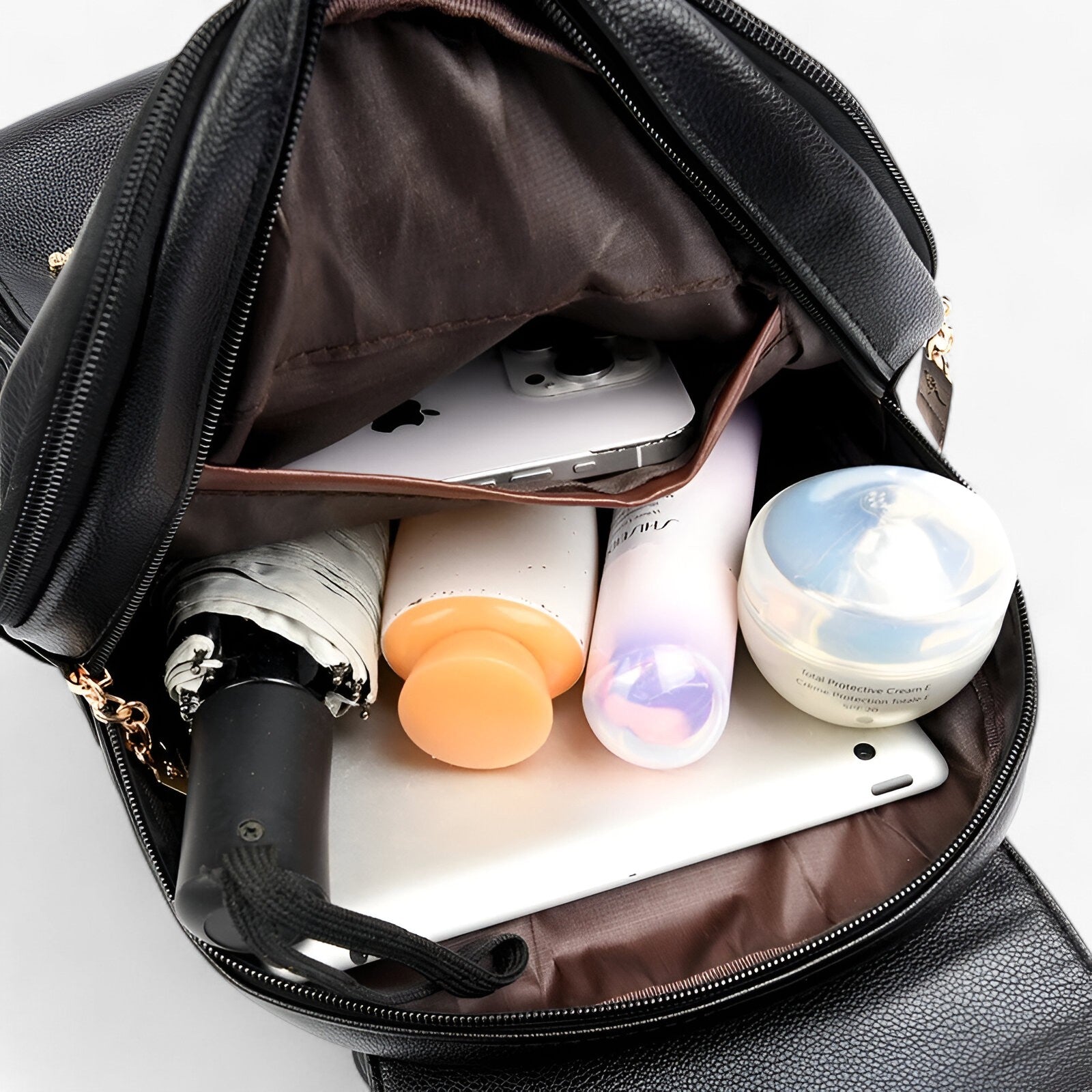 bags : Rugzak Dames Zwart - Stijlvolle Leren voor - Perfect voor het Dagelijks Leven en Reizen in van Pantino