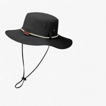 outdoor equipment : Waterdichte Bucket Hat Heren - UV-bescherming, Opvouwbaar - Koffie & Grijs in XMZ263 zwart 55-60cm van Pantino