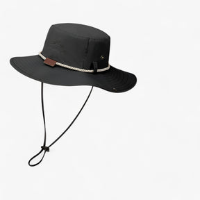 outdoor equipment : Waterdichte Bucket Hat Heren - UV-bescherming, Opvouwbaar - Koffie & Grijs in XMZ263 zwart 55-60cm van Pantino
