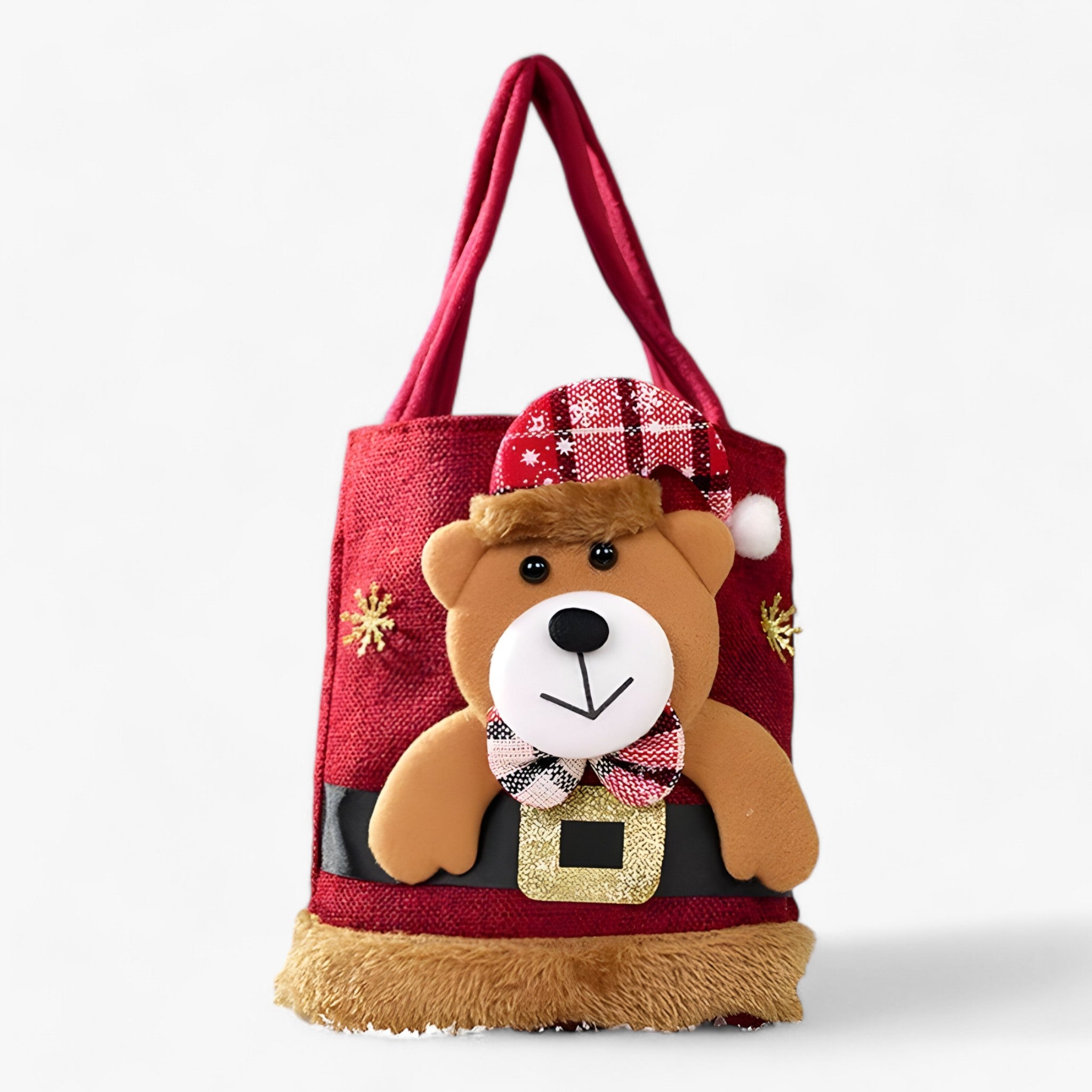 bags : KerstBeer - Kerstcadeauzakjes - Perfect voor het Bewaren van Uw Feestelijke Cadeaus en Snoepjes in Beer 10 STUKS van Pantino