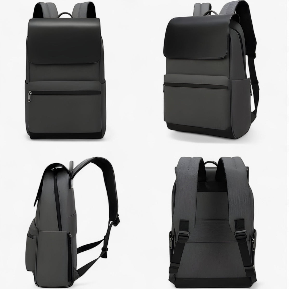 bags : Rugzak Zwart - Edge Pro Mat in van Pantino
