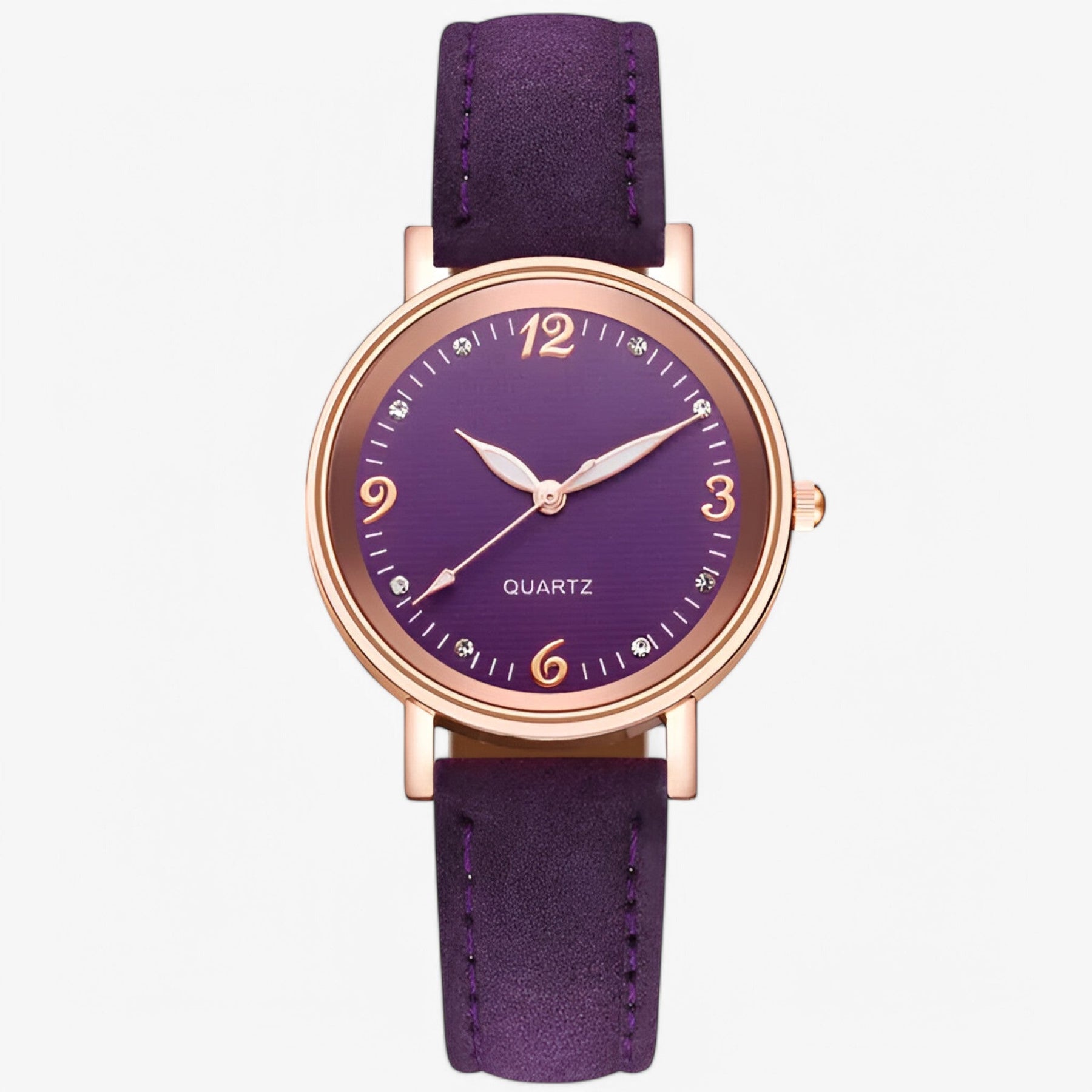 watches : Roestvrij Staal Kwarts Horloge - Paars in Paars van Pantino