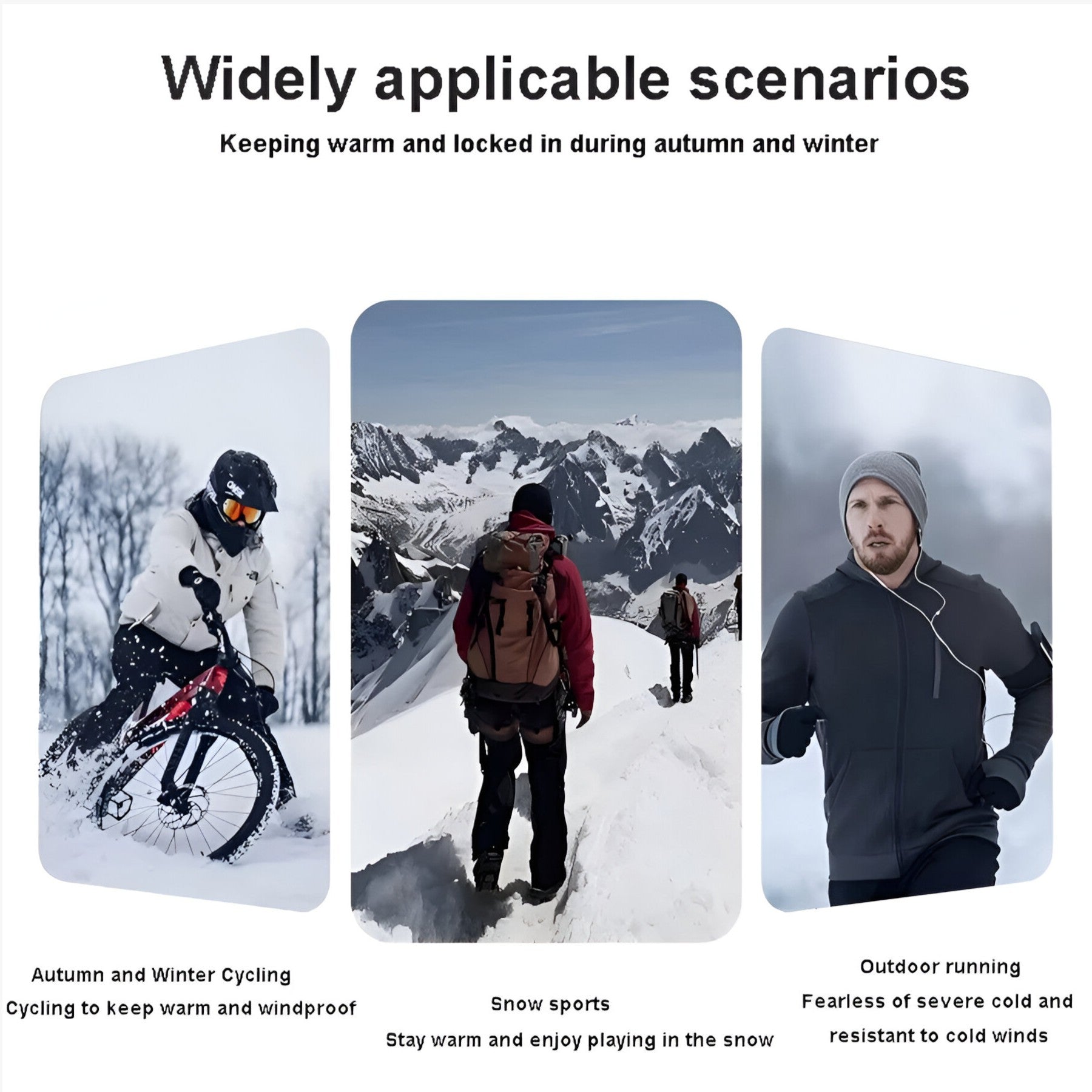 outdoor equipment : Winterproof Touchscreen Gloves Heren - Groen in van Pantino