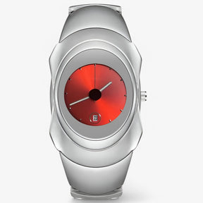 watches : Horloge S Glanzend Rood - Luxe Lichtgevend in S Glanzend rood van Pantino