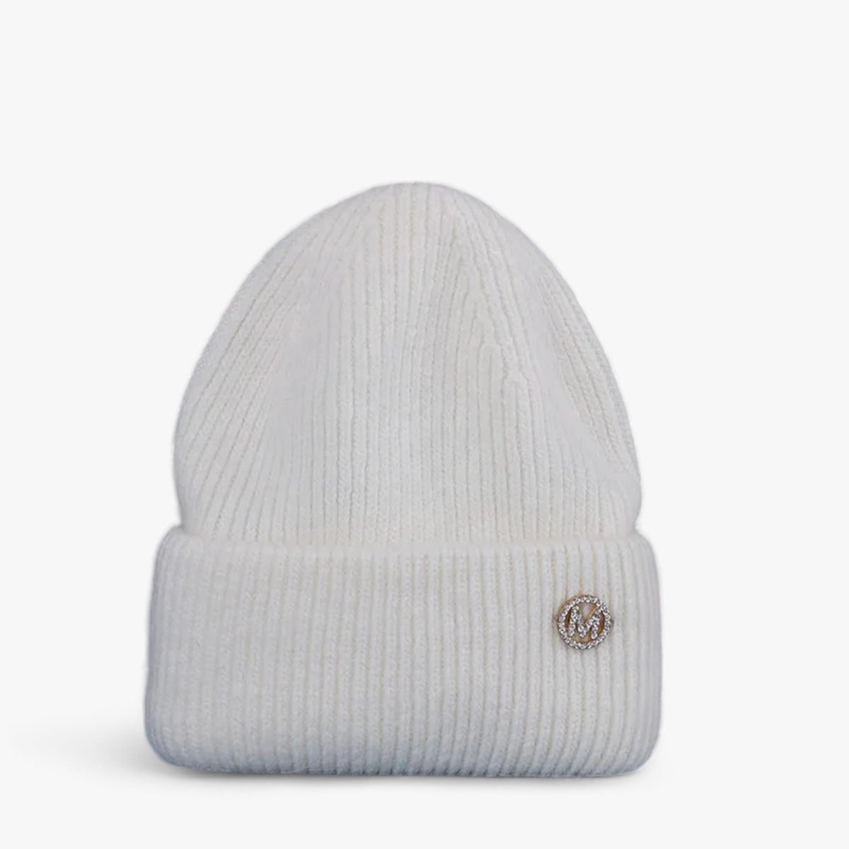 Winter Hat : Muts Dames Wit met - Wintermuts - Winter Warmth in Wit met M 54cm-60cm van Pantino