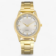 watches : Klassiek Quartz - Tijdloos & Veelzijdig - Goud Wit in Goud Wit van Pantino