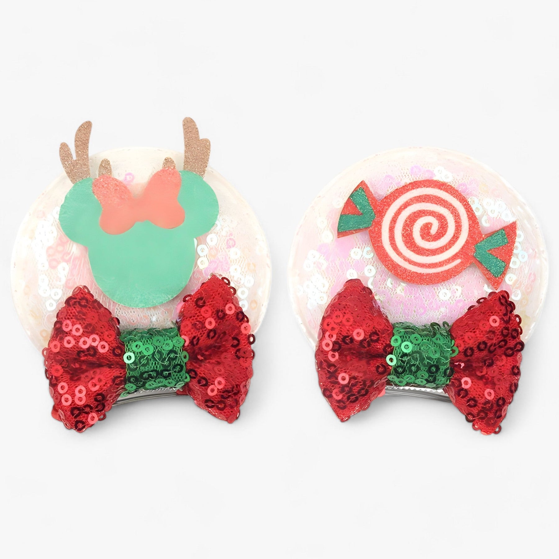 Hair Clips : Kerst Haaraccessoires - Disney Muisoren Haarspelden in 16 van Pantino