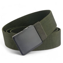 Belt : Elastische Riem voor Actieve Levensstijl - Marineblauw in Legergroen van Pantino
