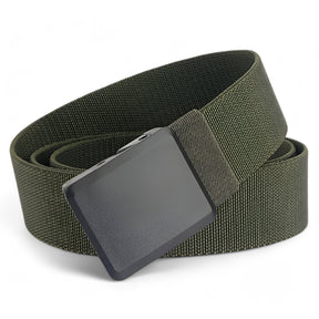 Belt : Elastische Riem voor Actieve Levensstijl - Marineblauw in Legergroen van Pantino