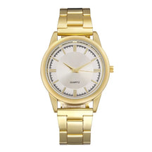 watches : Klassiek Quartz - Stijlvol RVS Ontwerp - Zilver Wit in Goud Wit van Pantino