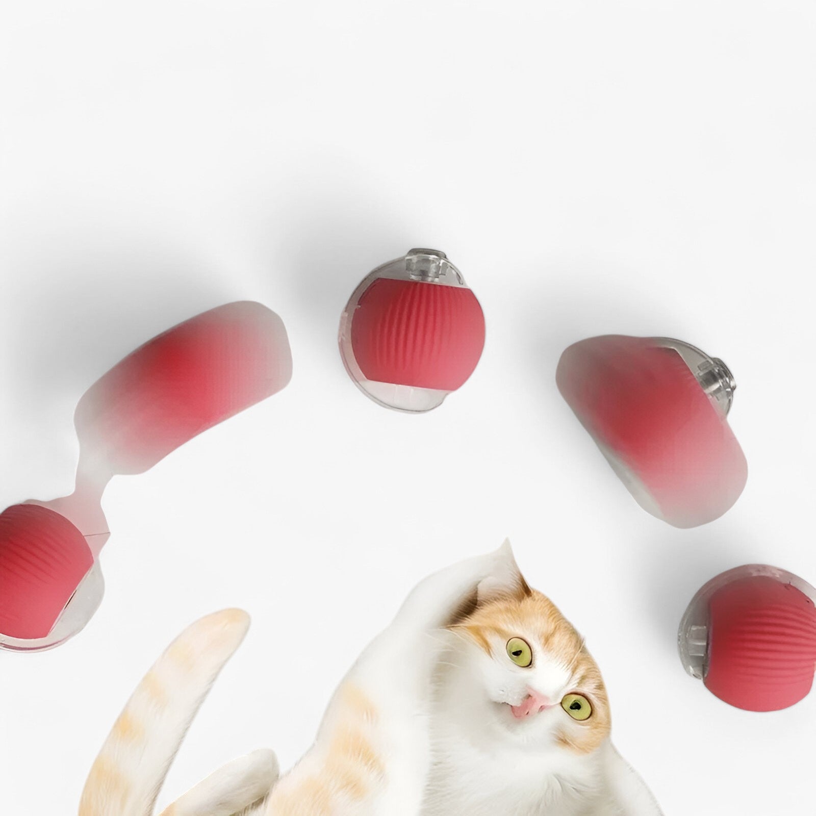 pets : Slimme Speelbal voor Katten - Rood in van Pantino