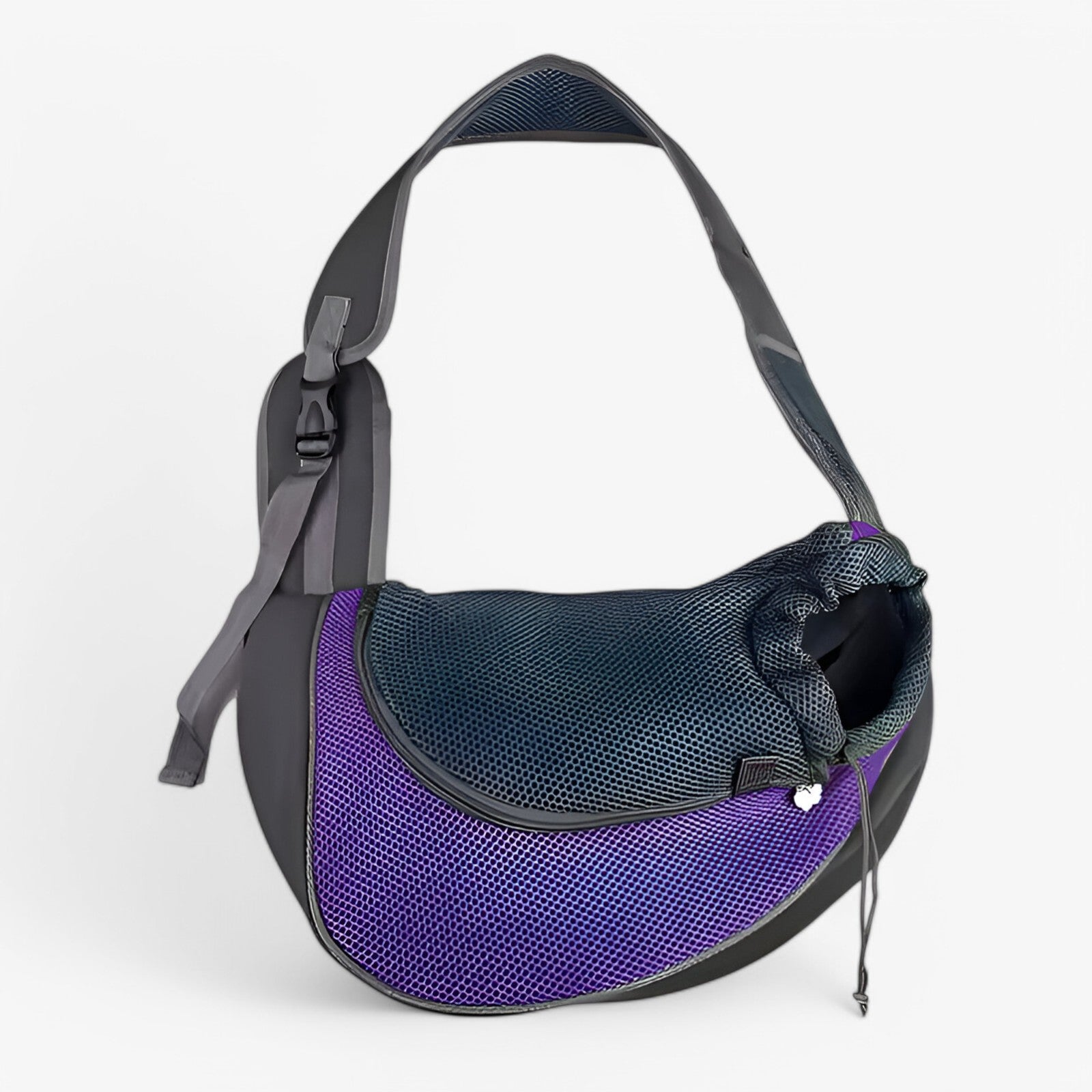 pets : PawGo - Comfortabele Draagtas voor Katten & Honden - Rugzak & Schoudertas in Één in paars van Pantino