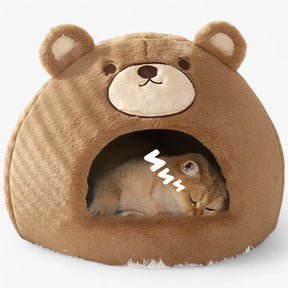 pets : Hoepel Kattenbed - Warm, Knus en Beschut Nest in van Pantino