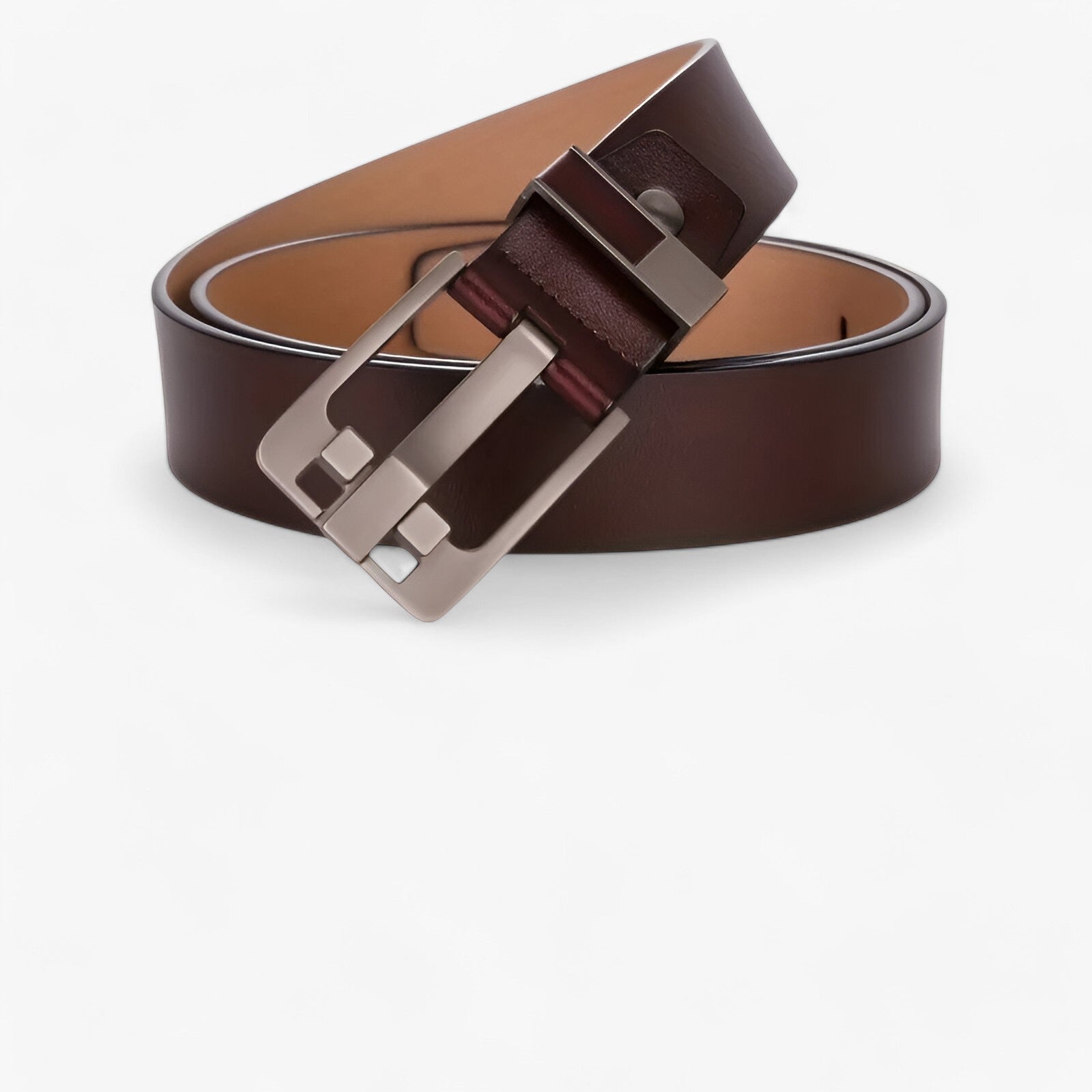 Men's Business Belt : Riem Zwart - Klassieke Leren Business in van Pantino