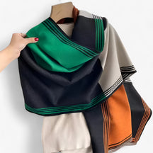 Cashmere Scarf : Kasjmier Sjaal Dames Zacht Warm Wintersjaal in DE798-05 van Pantino