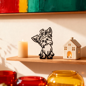 home & garden : Bull Terrier beeldje wit - Modern abstract hondenbeeldje van Hiet, 20cm, voor hondenliefhebbers in van Pantino