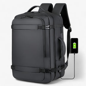 bags : Reisrugzak met USB Heren - Expande Zwart in van Pantino