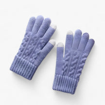 Gloves : Handschoenen Dames Huid Rood - Thermische Dameshandschoenen - Touch Screen Compatibel in Licht paars van Pantino
