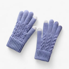 Gloves : Handschoenen Dames Huid Rood - Thermische Dameshandschoenen - Touch Screen Compatibel in Licht paars van Pantino