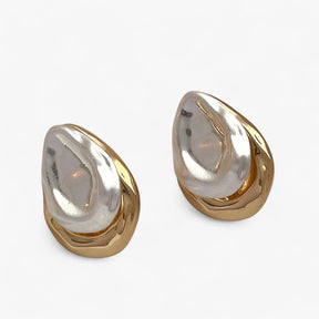 Earrings : Oorbellen Goud - Trendi Metalen - Elegante Feest Sieraden in van Pantino