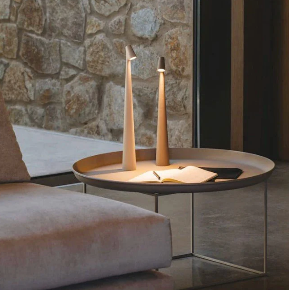 home & garden : Bordlampe Med Touchkontrol - Wit in van Pantino