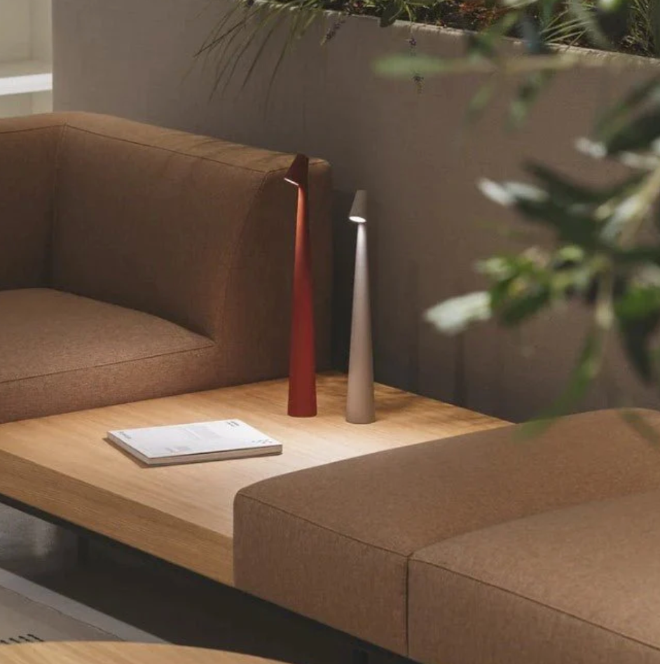 home & garden : Bordlampe Med Touchkontrol - Wit in van Pantino