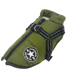 pets : Waterdichte Hondenjas - Extreem Waterbestendig Cute Design - Nylon in Groen van Pantino