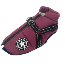 pets : Waterdichte Hondenjas - Extreem Waterbestendig Cute Design - Nylon in Violet van Pantino