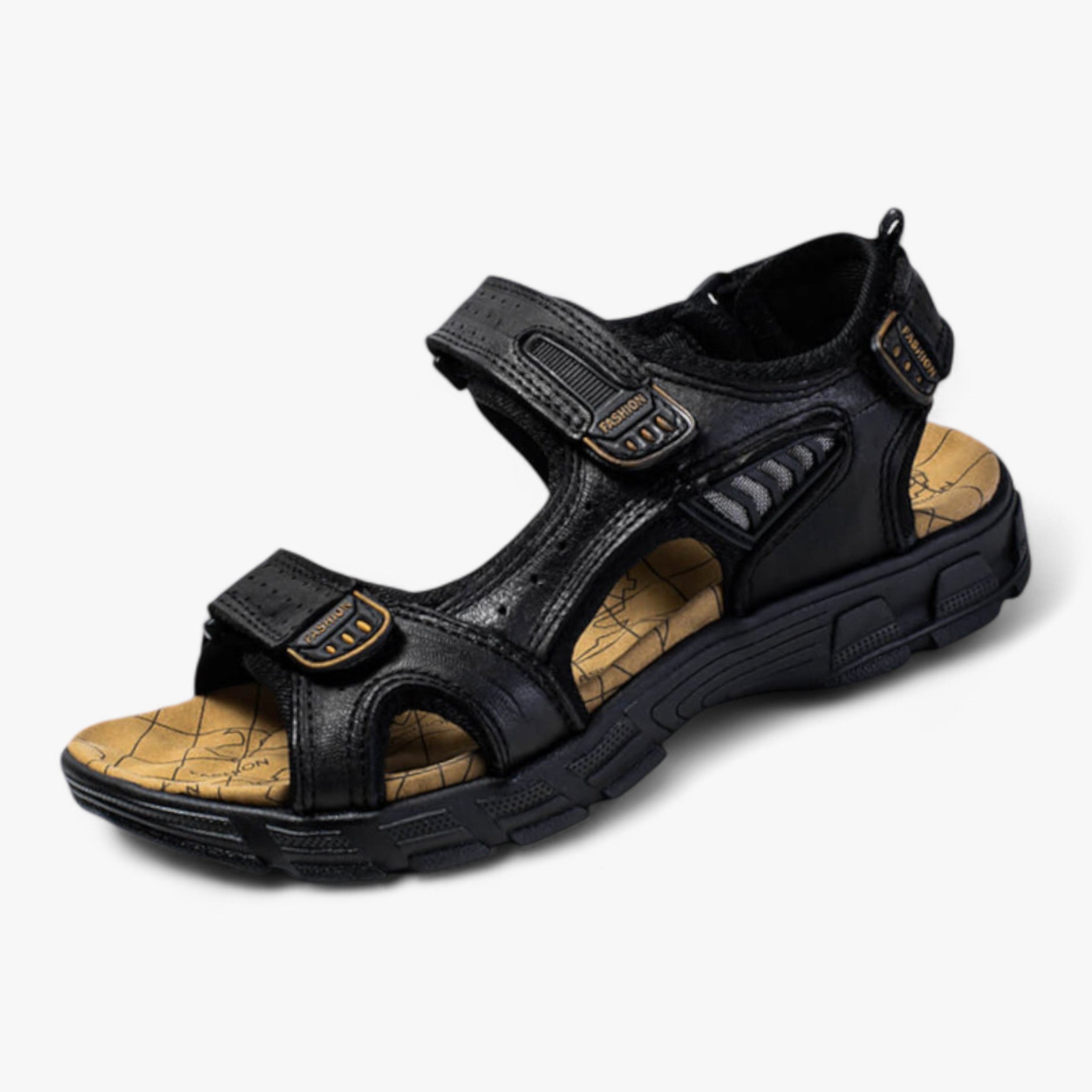 Sandals : Orthopedische Sandalen Heren - Comfort en Ondersteuning voor Je Voeten Zwart in van Pantino