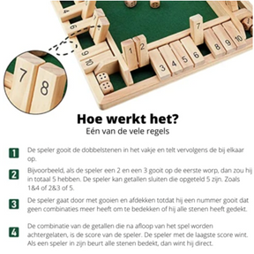 other : Dobbel Familiespel Kinderen - Lachen Gezellige Avond - Dobbelstenen in van Pantino