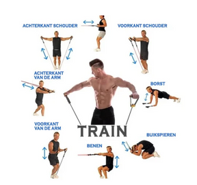 outdoor equipment : Weerstandsbanden Set - Thuis Training Heel Lichaam - Elastisch in van Pantino