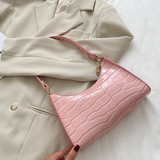 Sac à main en cuir de luxe pour femmes rose - Design élégant et stylé - Cuir PU