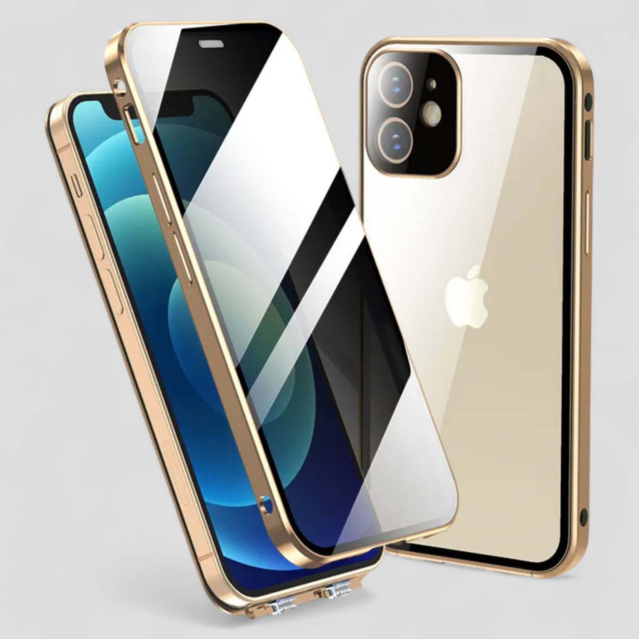 Phone Case : Privacy Telefoonhoesje Dames - Goud in Goud van Pantino