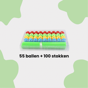 other : NEXO-Build - Educatieve Bouwpret - Groen in 55 ballen + 100 stokken Groen van Pantino