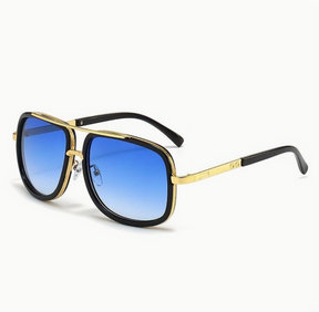 Sunglasses : Sunglasses Bruin Kant - Accessoire in Blauw van Pantino