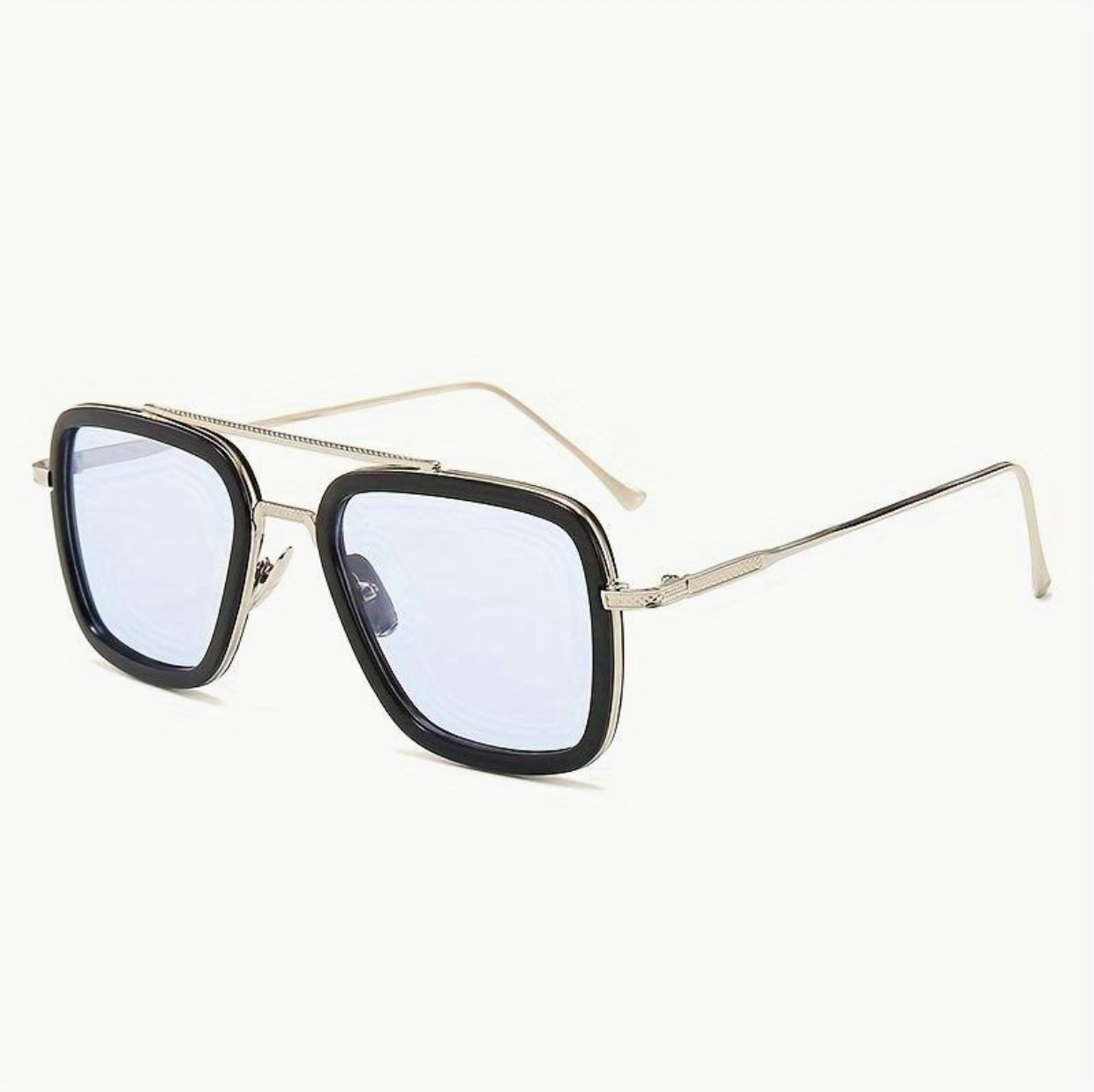 Sunglasses : Heren Zonnebril Zwart Luxe Florida High - Stijlvol, UV400 Bescherming, Comfortabel in Blauw van Pantino