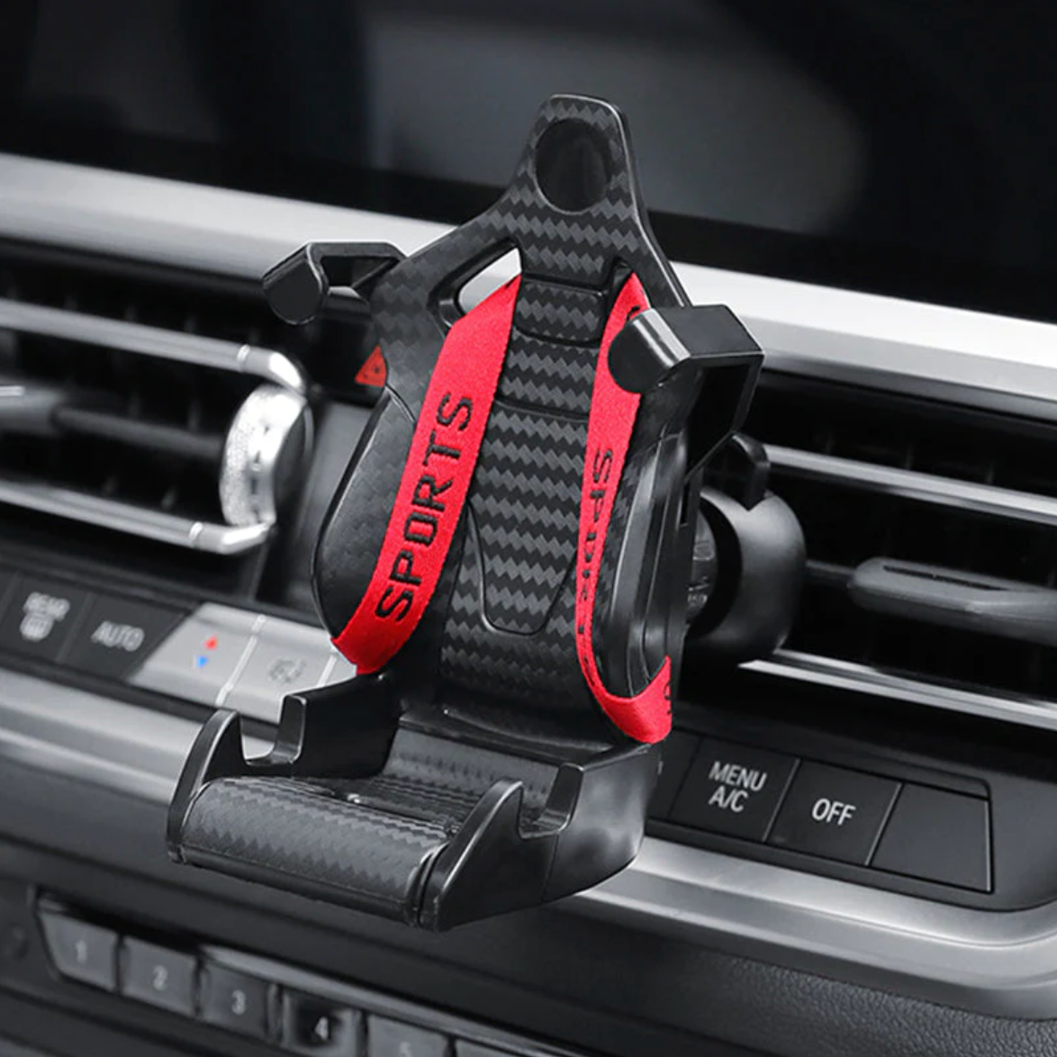 Phone Holder : Race Phone Holder - Liefde voor Snelheid - Rood in Rood van Pantino