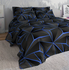 home & garden : Luxe Hotel Dekbed 5-Sterren Kwaliteit Warm - Wit in Blauw van Pantinoshop