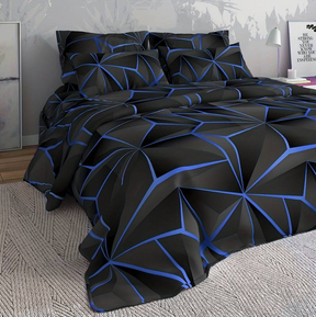home & garden : Luxe Hotel Dekbed 5-Sterren Kwaliteit Warm - Wit in Blauw van Pantino
