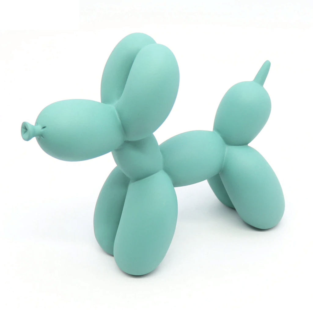 home & garden : Ballon Hond Sculptuur Geel - Levendig Woonkamer Decoratie - Kunststof in Jade van Pantino
