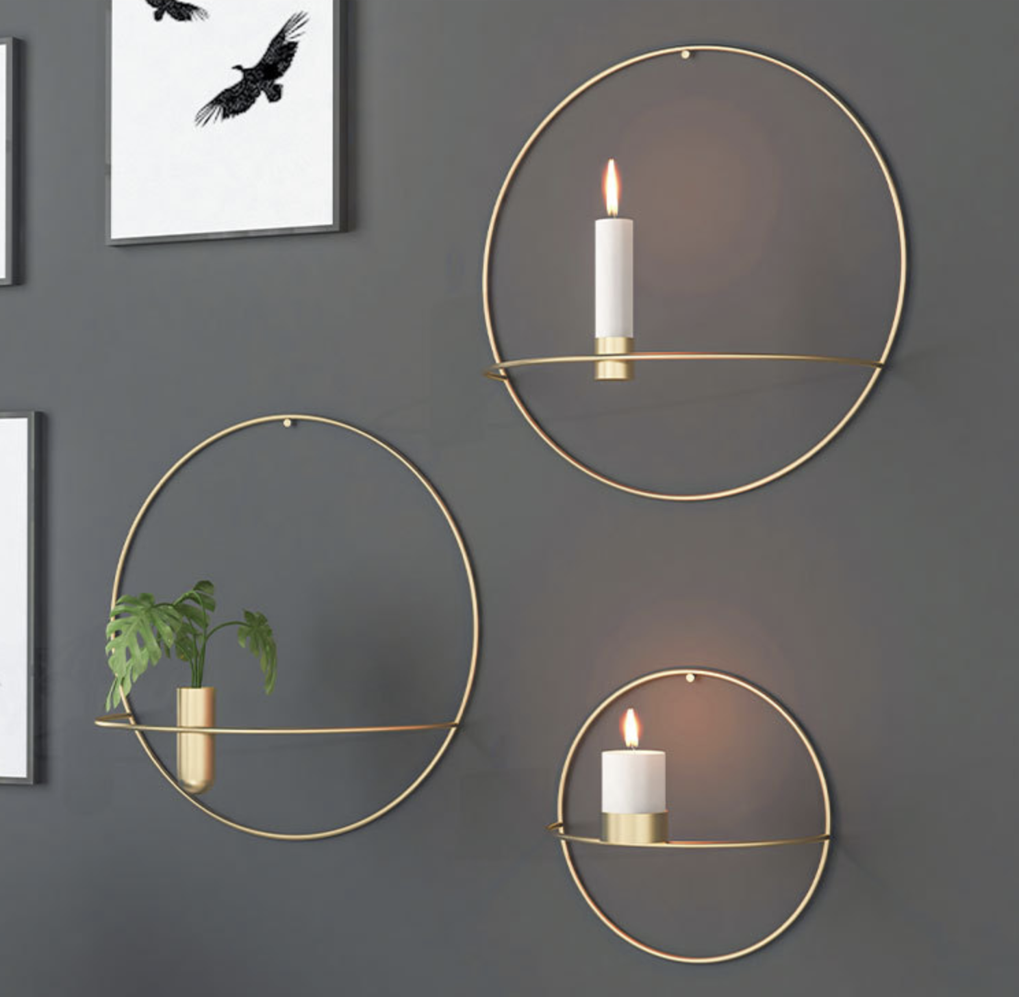 home & garden : Ryder Wandkaarsenhouder en Vaas in van Pantino
