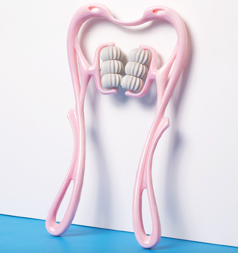 Neck Massager : NeckRelief - Verhelp Nekklachten Binnen 5 Minuten - Blauw in Roze van Pantino