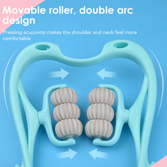 Neck Massager : NeckRelief - Verhelp Nekklachten Binnen 5 Minuten - Blauw in van Pantino