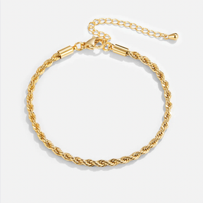 Bracelet : Armband Goud - Twisted 18K Roestvrij Staal 5 Cm in van Pantino