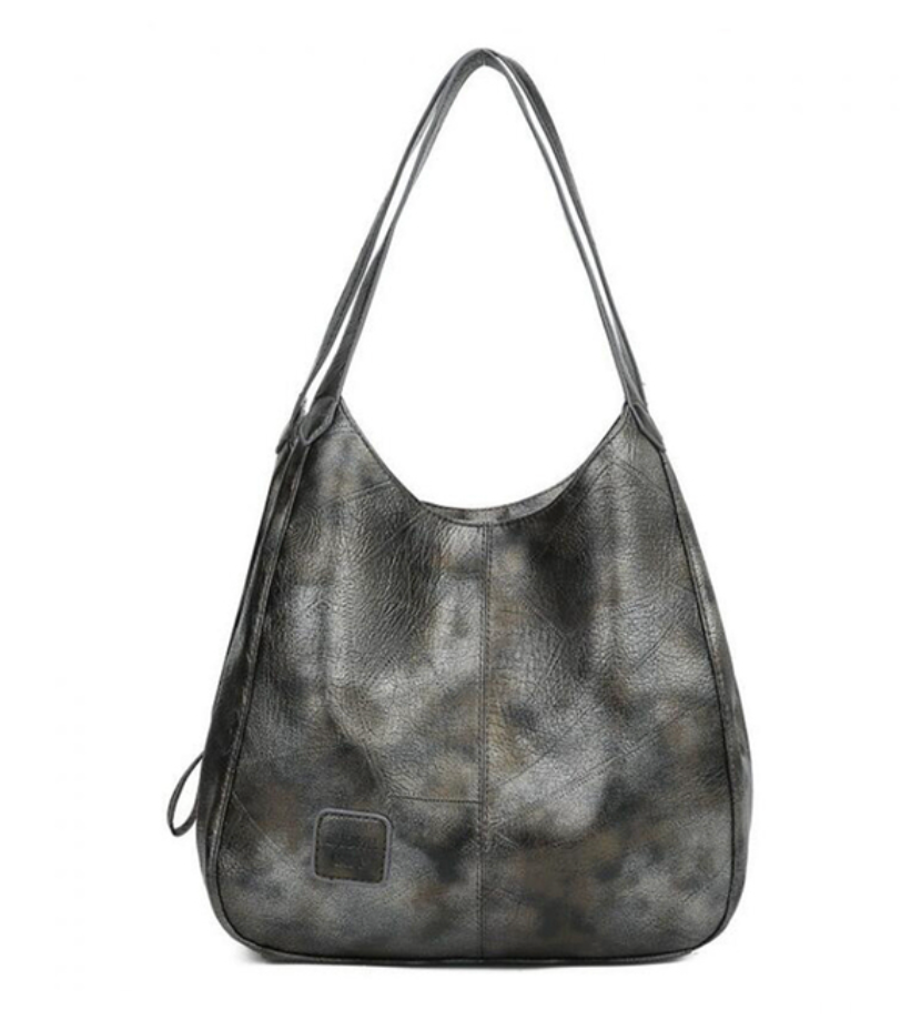 bags : Leren Schouderhandtas Dames - Dagelijks Comfortabel Design - PU-Leer in Brons van Pantino