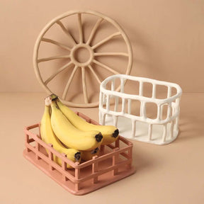 home & garden : Artistieke Resin Fruitschaal met Elegant Ontwerp - Wit in van Pantino