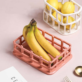 home & garden : Artistieke Resin Fruitschaal met Elegant Ontwerp - Wit in van Pantino