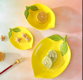 home & garden : Citroen Keramiek Servies - Fris Zomers Kleurrijke Set - Keramiek in van Pantino