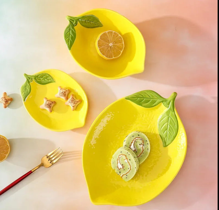 home & garden : Citroen Keramiek Servies - Fris Zomers Kleurrijke Set - Keramiek in van Pantino