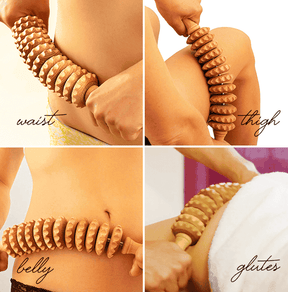 Cellulite Massager : Cellulite Massageroller Dames Beige - Huidverzorging Lichaam - Hout in van Pantino